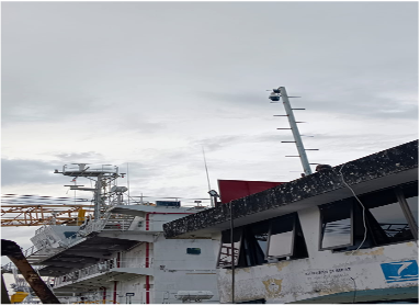 Infrastruktur pemantauan di area terminal